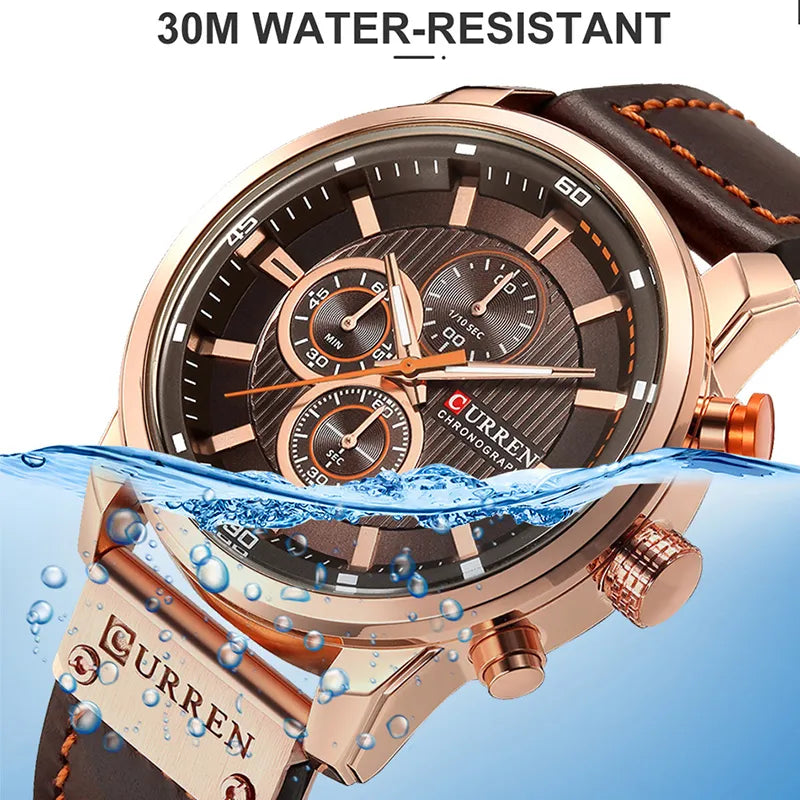 Men's Military Quartz Wristwatch