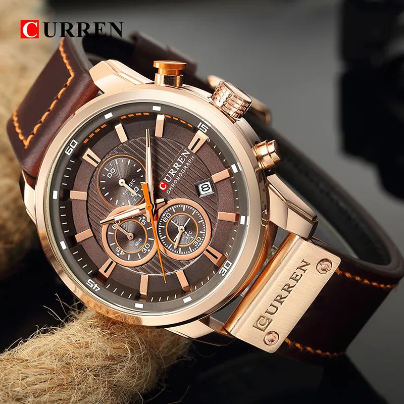 Men's Military Quartz Wristwatch