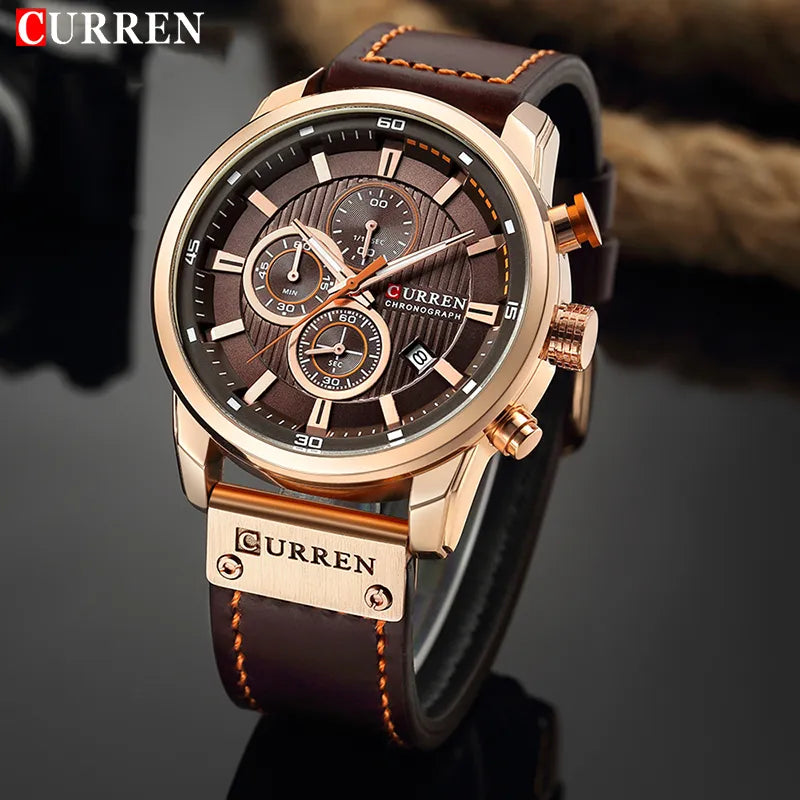 Men's Military Quartz Wristwatch