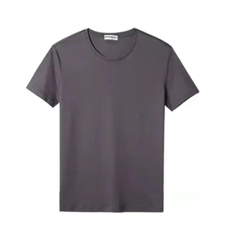 Ice Silk T-shirt Men's - Thin Quick Drying Elastic