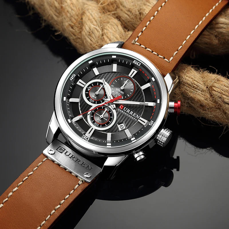 Men's Military Quartz Wristwatch